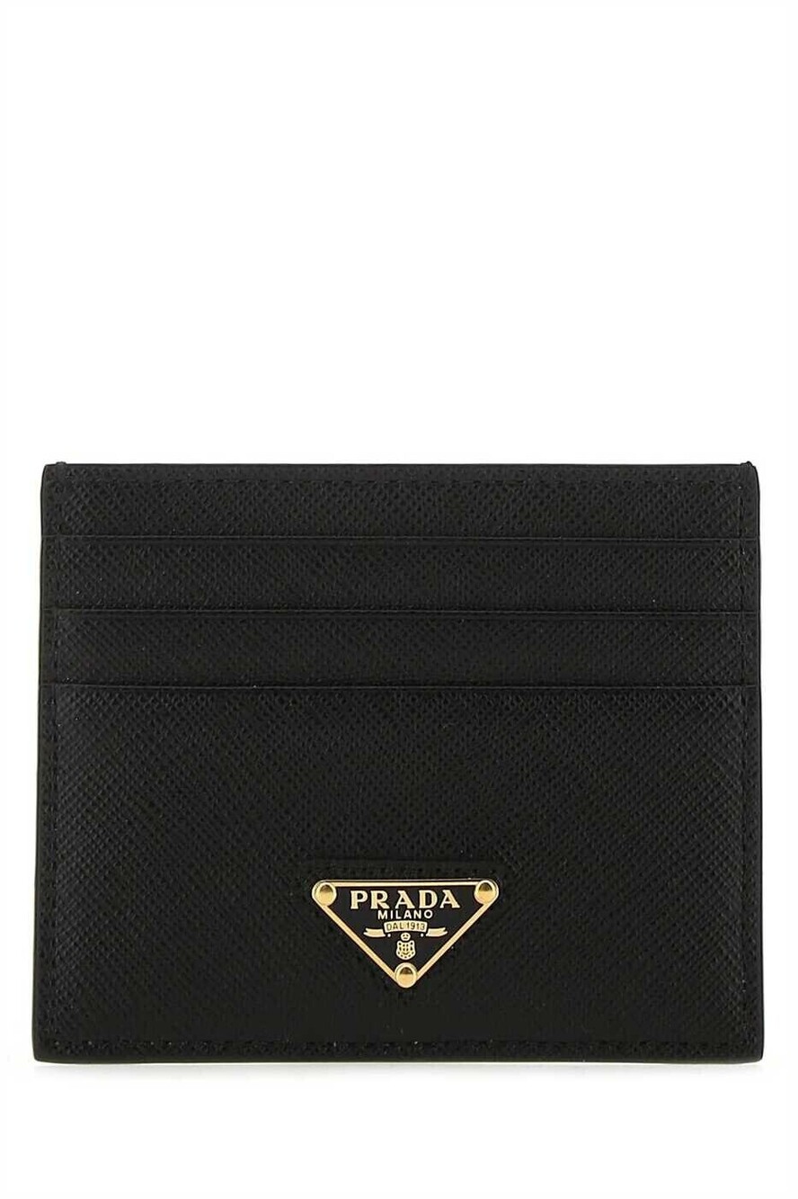 Prada Card Holder Wallet Black